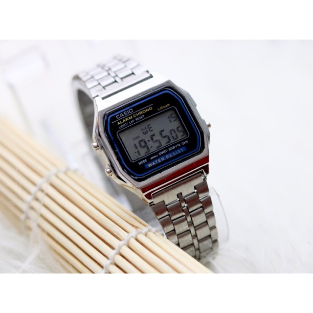 Jam tangan Casio digital rantai ya