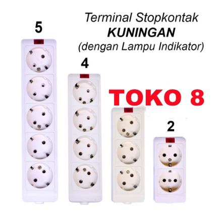 stop kontak/moonlight/terminal colokan listrik/stop kontak arde tanpa kebel/stop kontak murah