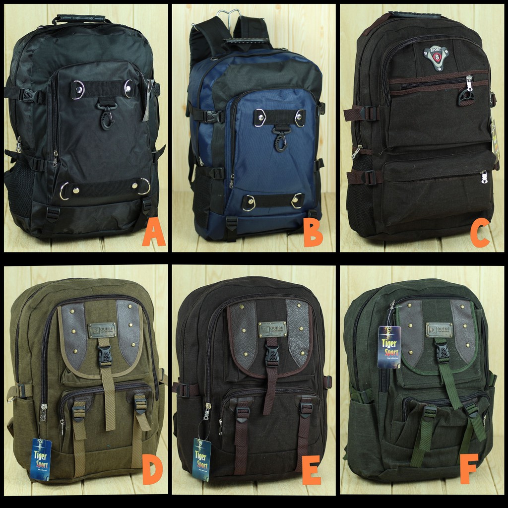 SERBA 60 RIBU Tas Punggung Besar Pria Backpack Carier Carrier Mudik Travel Outdoor Multifungsi Awet