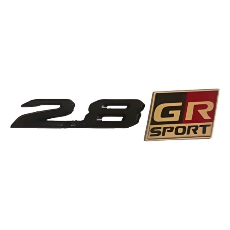 Emblem Tulisan Fortuner 2.8 GR SPORT Fortuner 2,8 DiseL