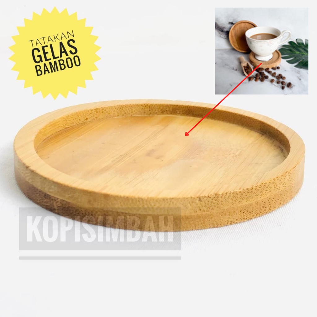 Jual Tatakan Gelas Bahan Kayu Bambu Glass Mat Bamboo Coaster Diameter 85 Cm Shopee Indonesia 3736