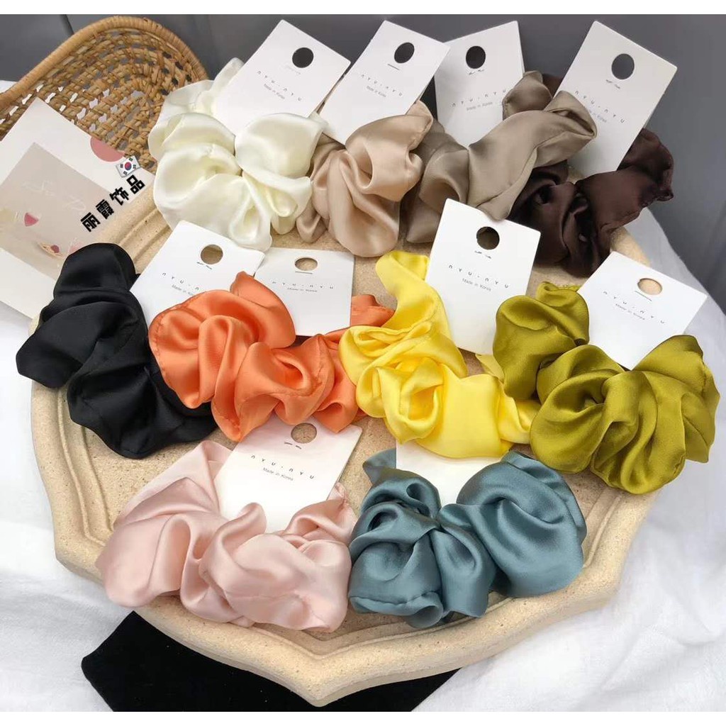 Ikat rambut SCRUNCHIE (isi 12)