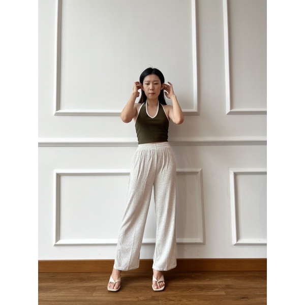 Shea pants/celana kulot knit/celana santai/longpants/kulot wanita/kulot high waist/celana wanita/kulot knit/ celana panjang-2
