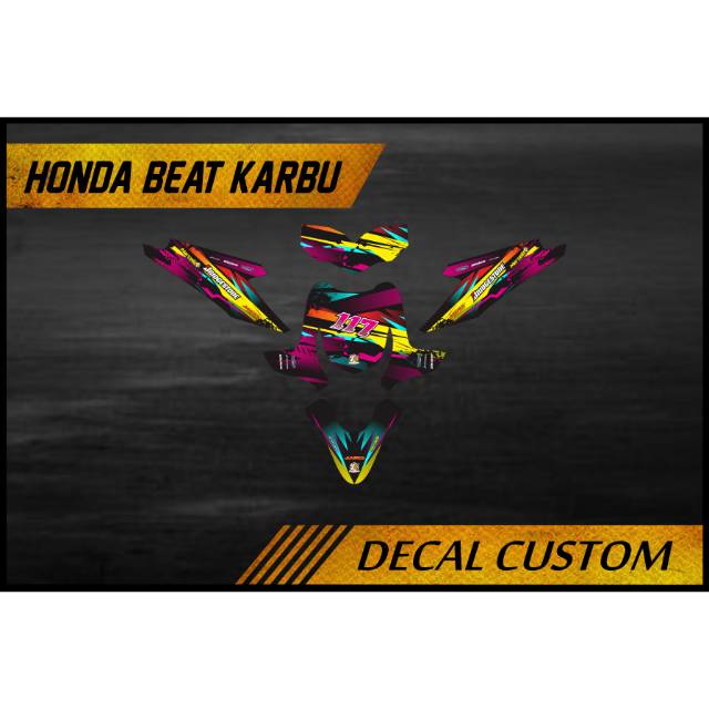 Decal/Sticker Beat Karbu New Road Race