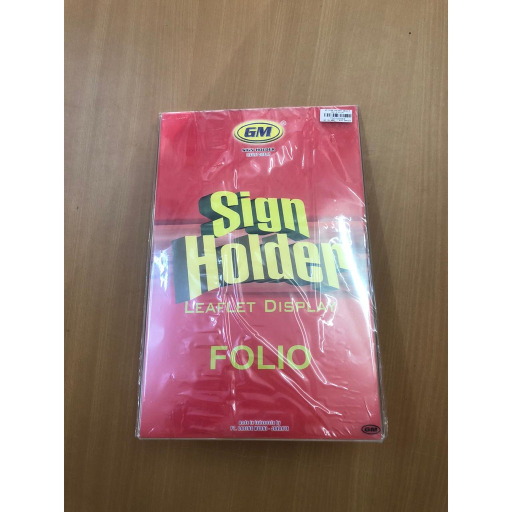

GM SIGN HOLDER 3832 FOLIO