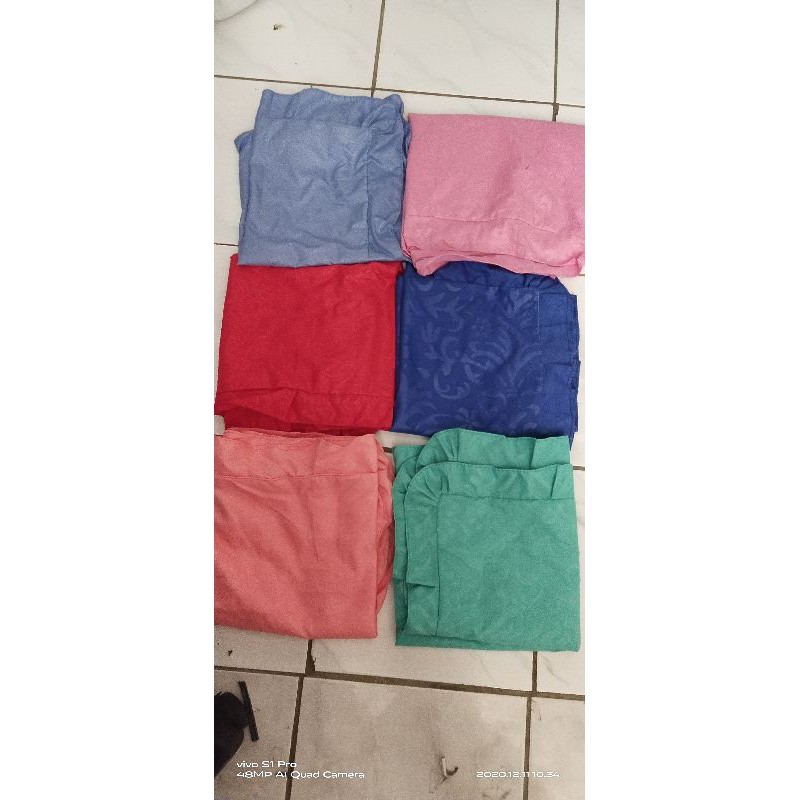 Sarung Bantal cinta jumbo 95x45 polos embos halus dan lembut