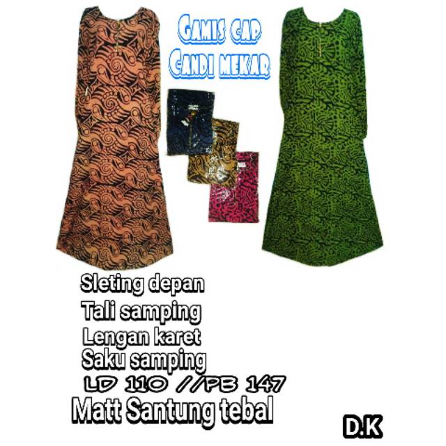 Gamis candi mekar