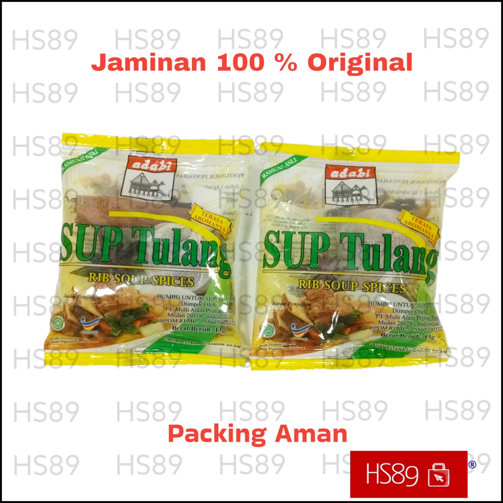 

Sup Tulang Adabi Malaysia 13gr - Sup Adabi - Bumbu Sup