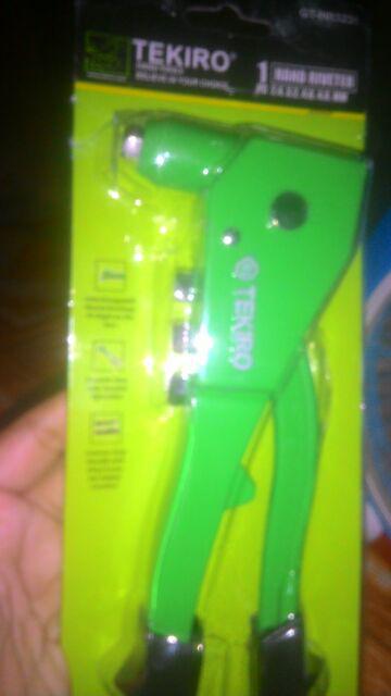 Tang Rivet Tekiro Tang Ripet Hand Riveter 2,4mm - 4,8mm Paku Ripet Manual Berkualitas