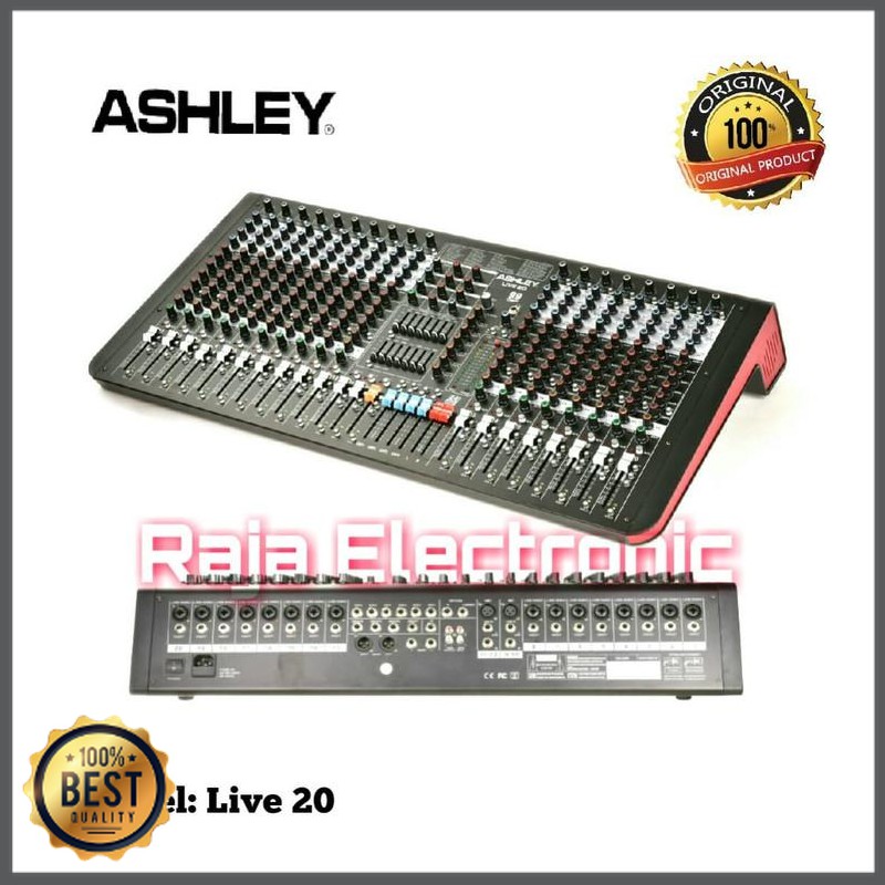 Mishad Shop -  Mixer Ashley Live 20 Original Ashley Live20 - 20 Channel. GU-5117-2767
