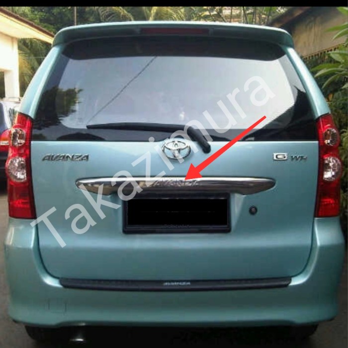 List Trunklid Trunk lid Pintu Belakang EMBOSS Mobil Avanza Xenia lama 2004-2011