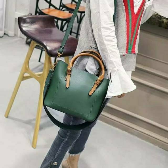 TW1825 Tas Kerja Wanita Kulit Premium Import Style Modis