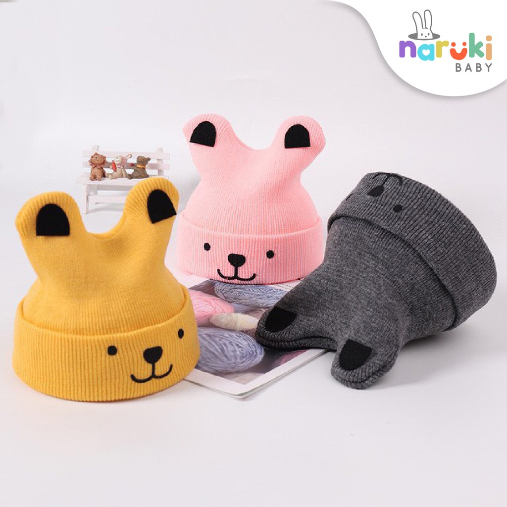 Topi Anak Baby Kids Kupluk Rajut Telinga Anjing/Doggy Ear Knitted Hat