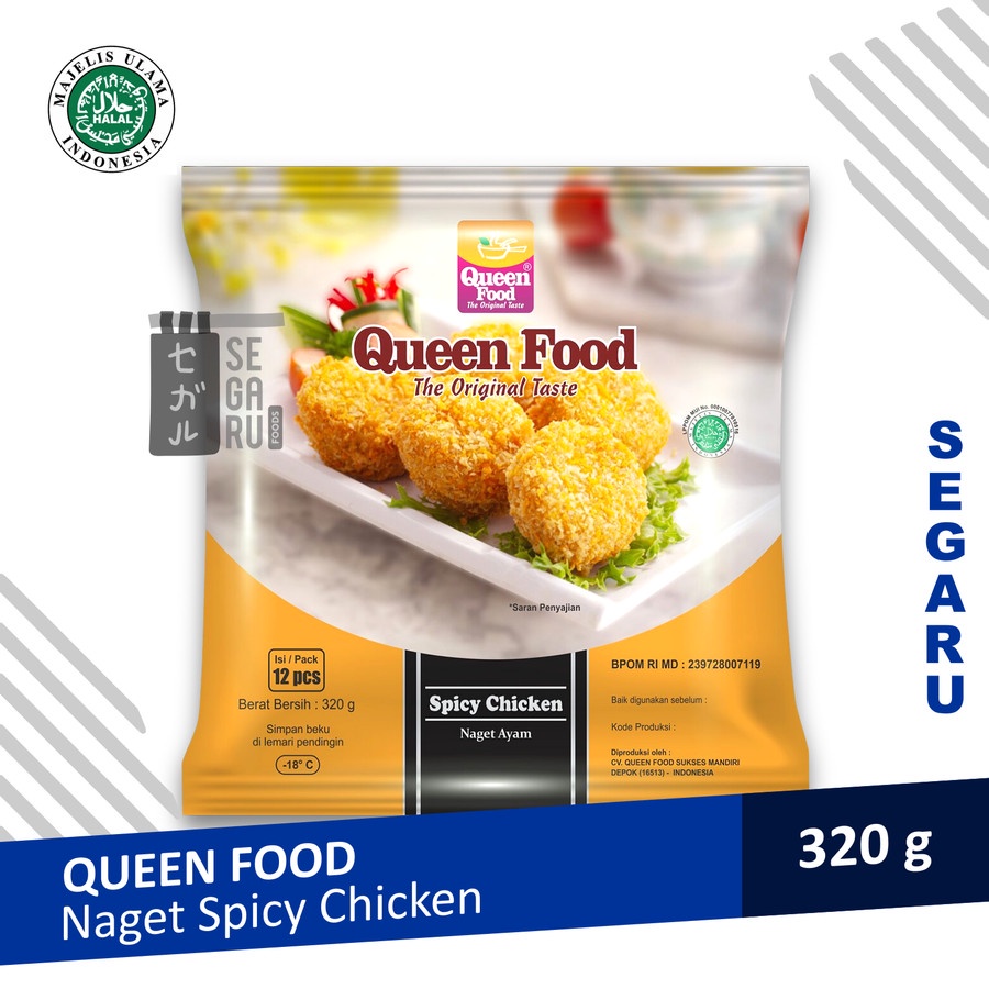 Queen Food Spicy Chicken Bento | Nugget Ayam Ala Jepang