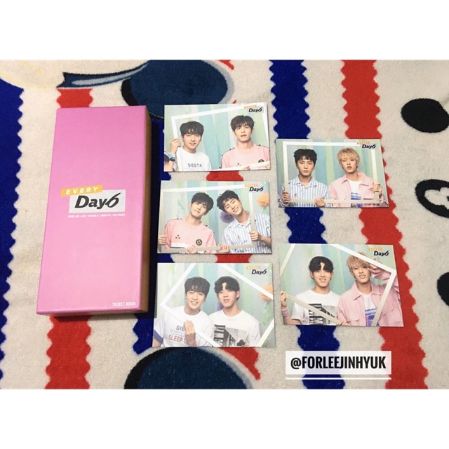 DAY6 Ticket book october FULL SET + POSTCARD
