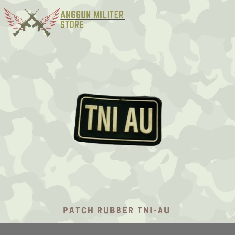 patch ruber TNI AU logo TNI AU emblem karet TNI AU