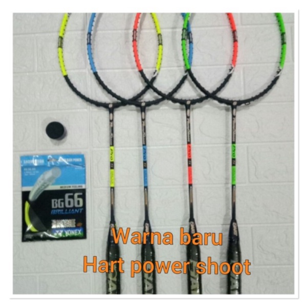 

Jual Raket badminton HART POWER SHOOT NEW COLOUR blacksenargrip Ori - Hitam orange Batanggrip Murah