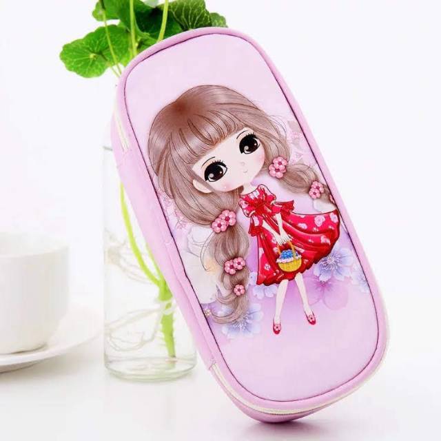 

Pensil case model barbie/ pensil case tempat pensil wanita