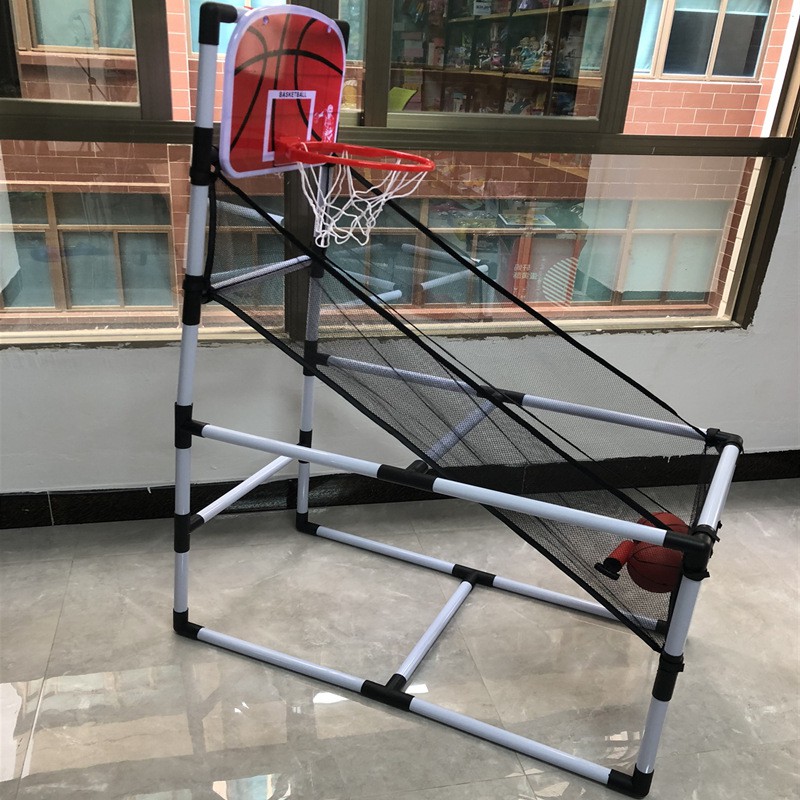 [FUNNY]Mainan Bola Basket Set Lengkap Jaring Dan Dua Bola Basket Berserta Pompa Nya