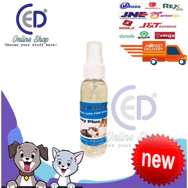 PARFUM KUCING KITTY PLUS ATHENA BLUE 120ML