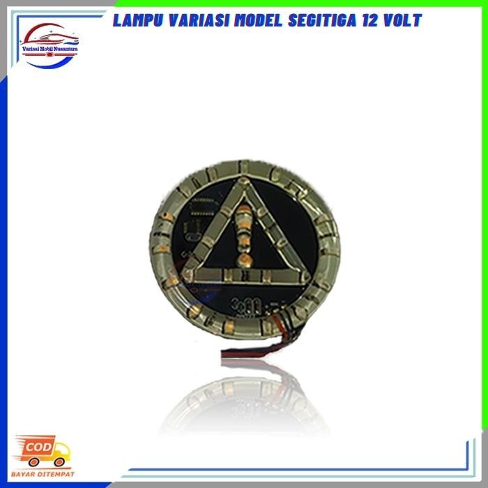 Lampu Led Variasi Bulat Kabin Depan Model Segitiga Variasi Mobil Universal 12 Volt