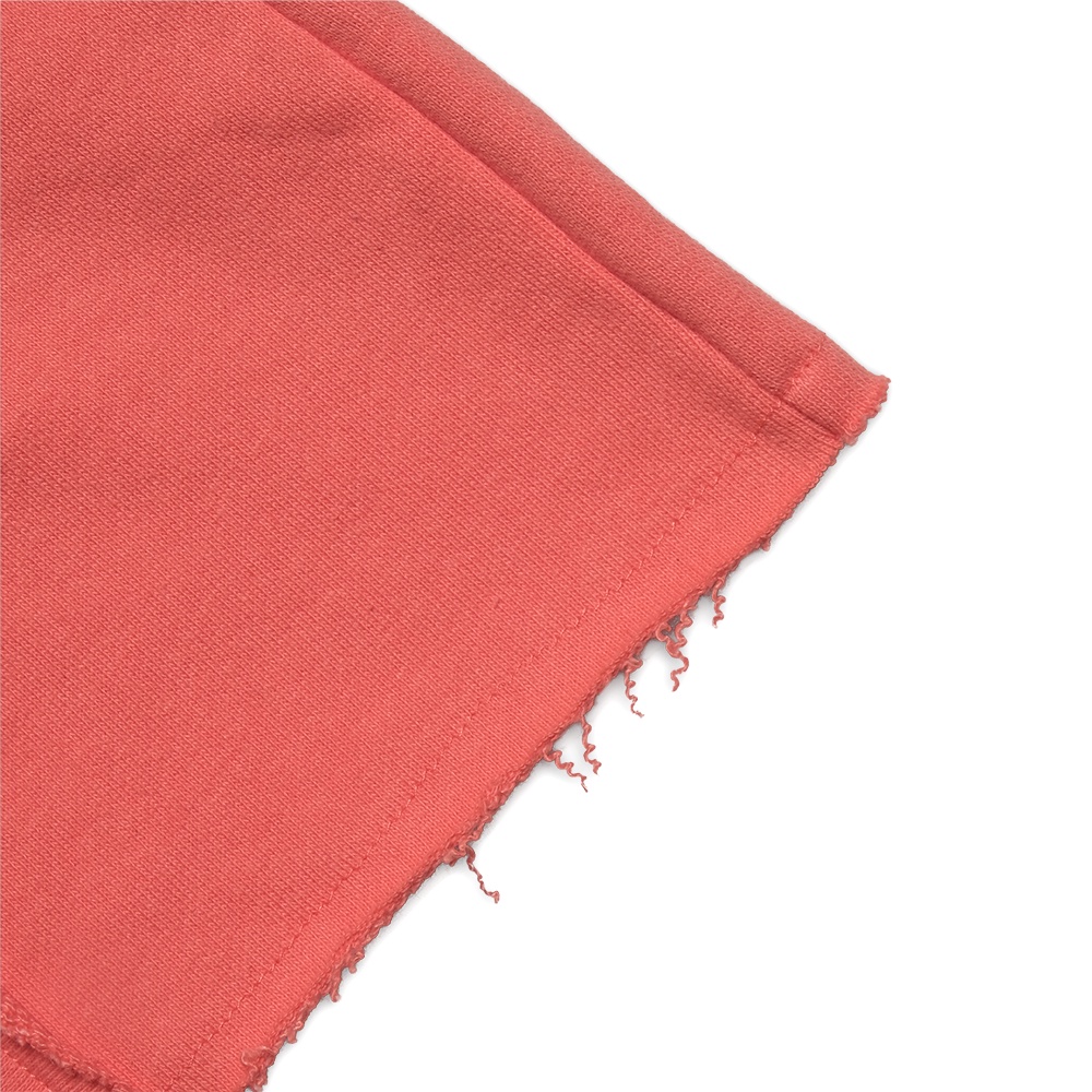 Ader Error Scratch Text Shorts Orange