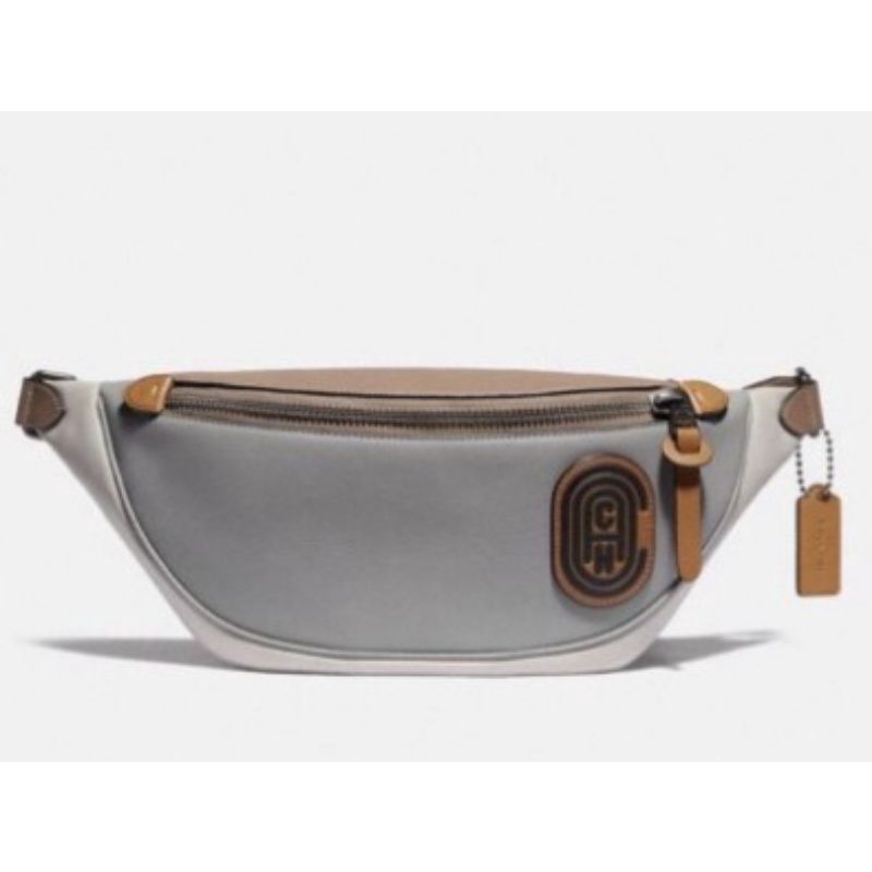 COACH WAISTBAG CREAM LOGO C IN SIGNATURE CANVAS