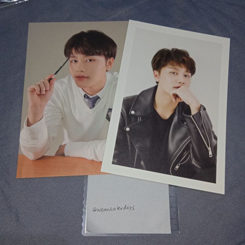 POSTCARD SM ARTIST RYEOWOOK SUJU SUPER JUNIOR MINHO SHINEE PHOTOPACK PHOTO PACK NCT 127 TAEIL BACK T