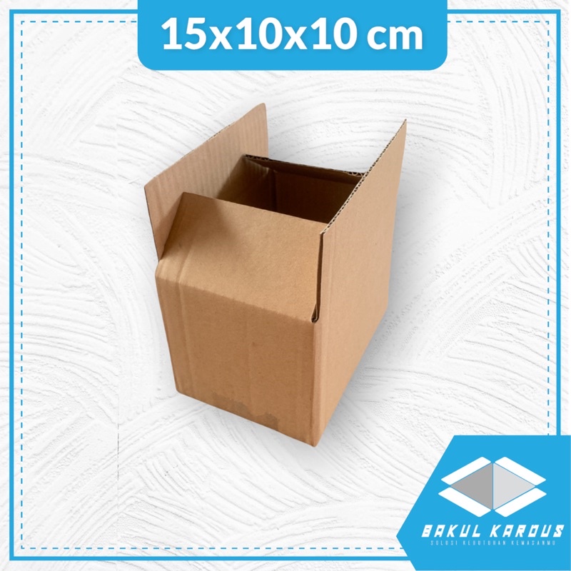 

kardus 15X10X10 cm | box | karton | kardus polos | kardus jadi | online shop | souvenir | custom