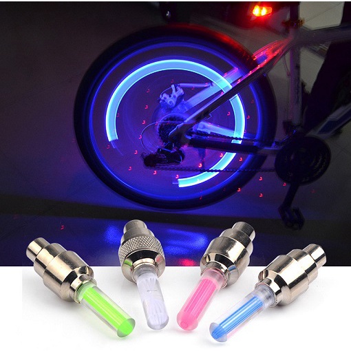 Bike Car Tyre Neon Wheel LED Tutup Pentil LED Ban Motor Mobil Sepeda harga 1 Pcs