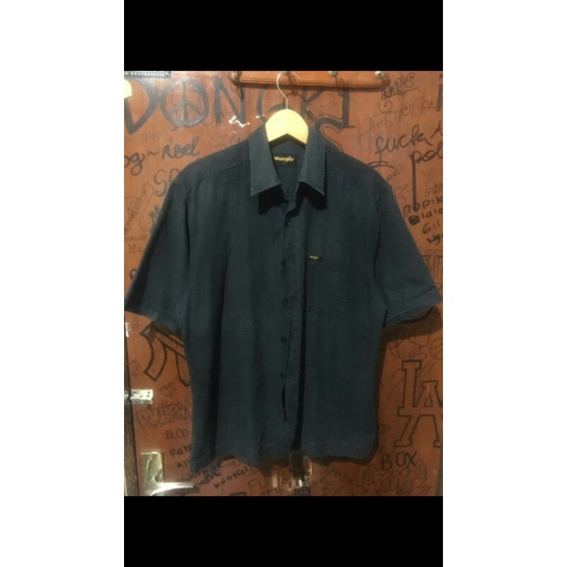 kemeja wrangler bekas second