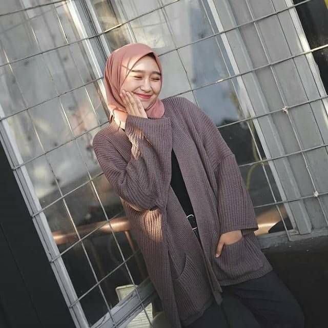 ootd cardigan maroon