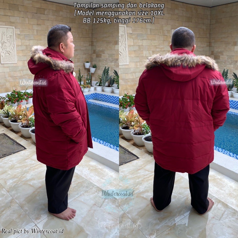 Coat big size pria winter jaket jumbo cowok import gunung hangat plus size besar jacket jimmy