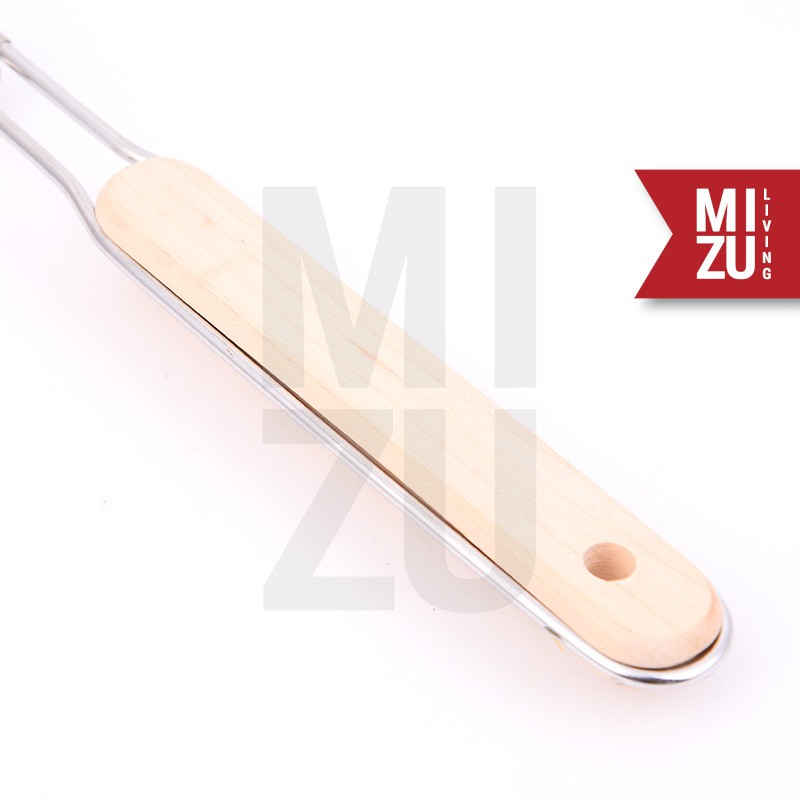 MIZU SAPPORO Serokan Masak Gorengan Lubang Besar Tirisan Mie Frier Strainer Stainless Steel