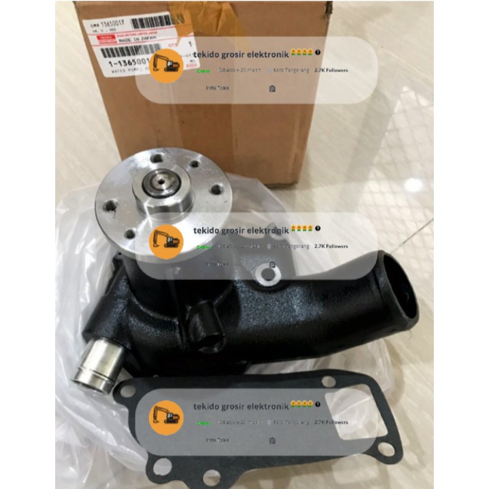 WATER PUMP ISUZU 6BG1-T WATER PUMP ISUZU 6BG1-T WATERPUMP 6BG1T