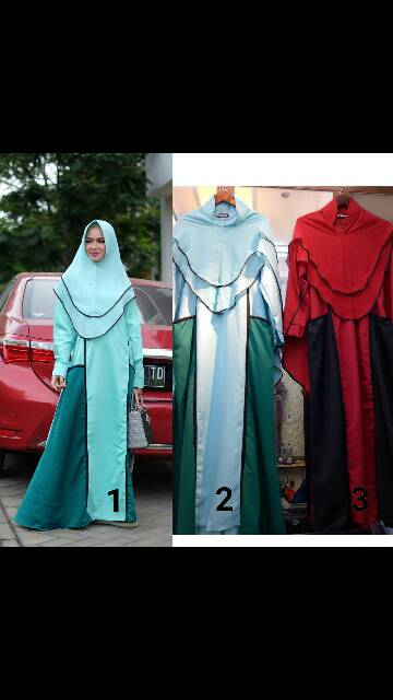 Gamis azahra set fazl