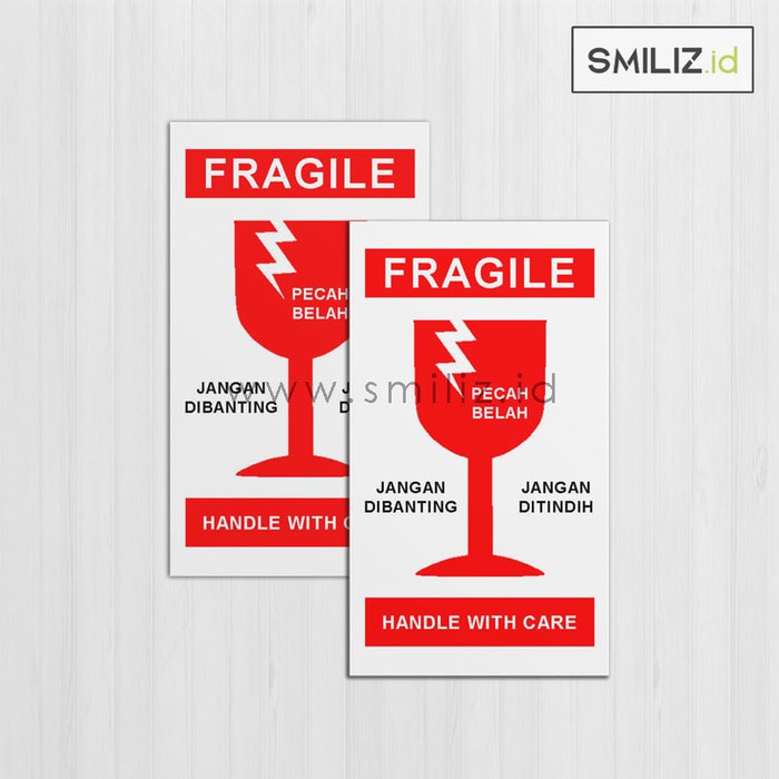 

Label Sticker Pengiriman FRAGILE 4