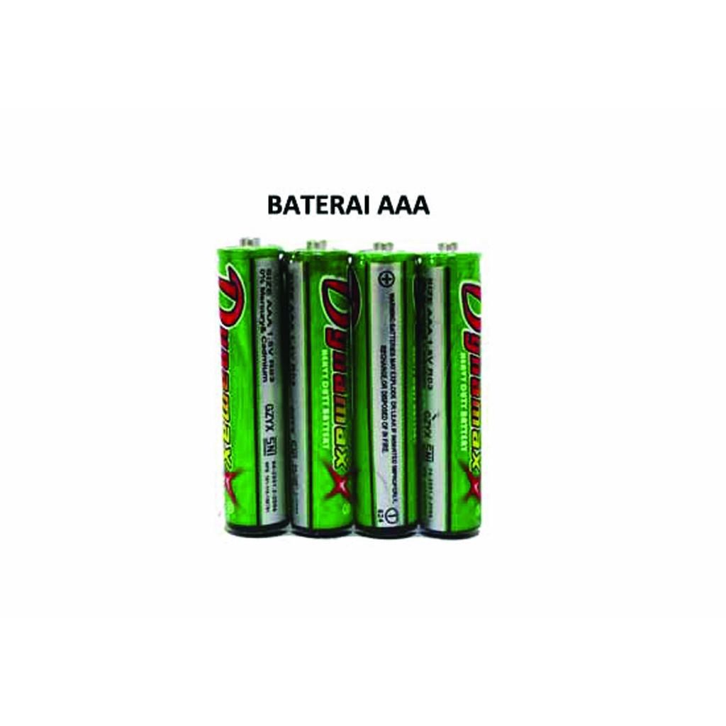 Sekawantoys Baterai/Baterry/Batre Ukuran Size AAA A3 1.5V Dynamax Ultra Black Murah Berkualitas (6L)