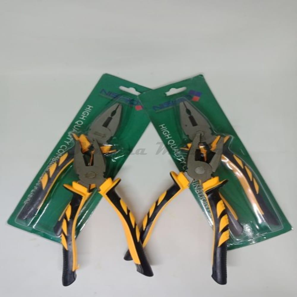 Tang Kombinasi 8 Inch Pegangan Karet Kepala Baja Tang Serbaguna ST03