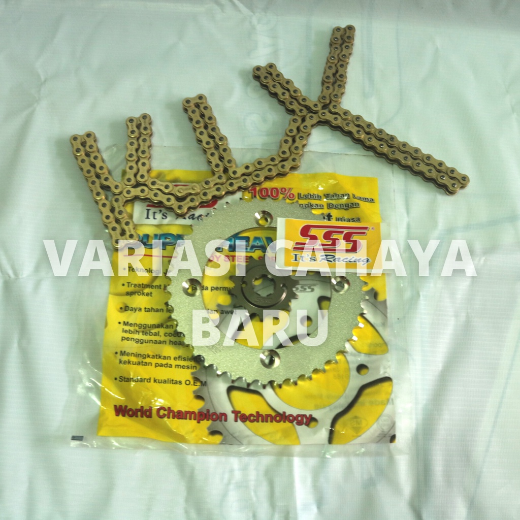 Gir Set SSS/Gear Set SSS Rantai 428 KLX-150, Dtracker