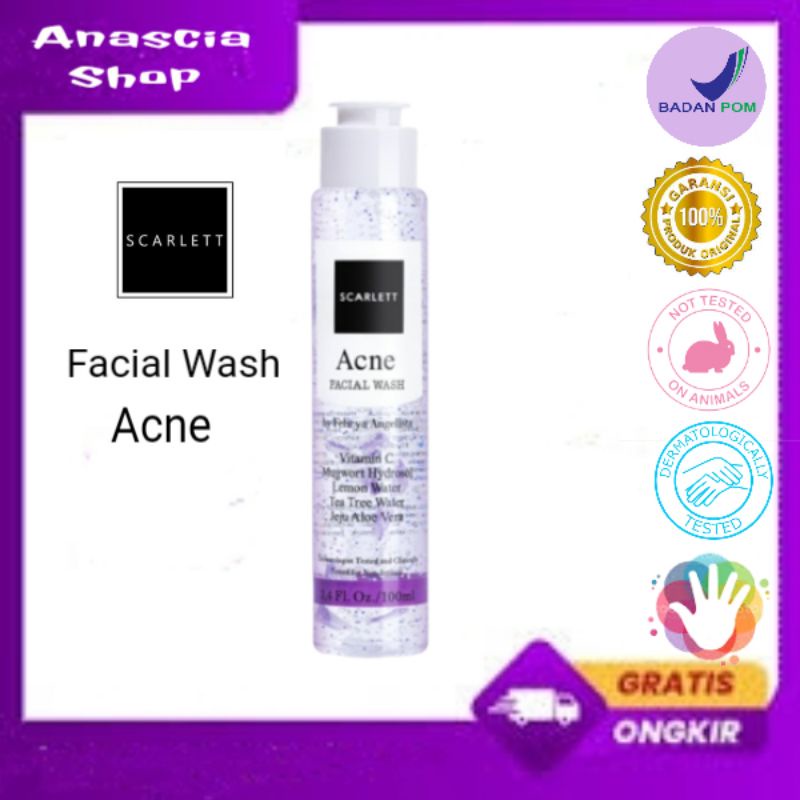 Facial Wash Acne Scarlett - Facial Wash Whitening Scarlett - Facial Wash Scarlett - Facial Wash Scar