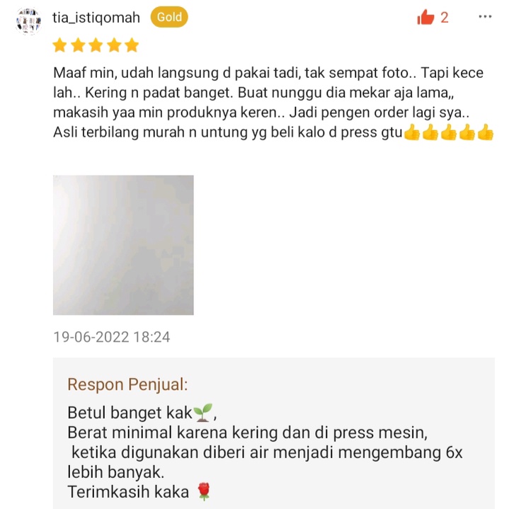 cocopeat media tanam mengembang 6X (Putar video produk)