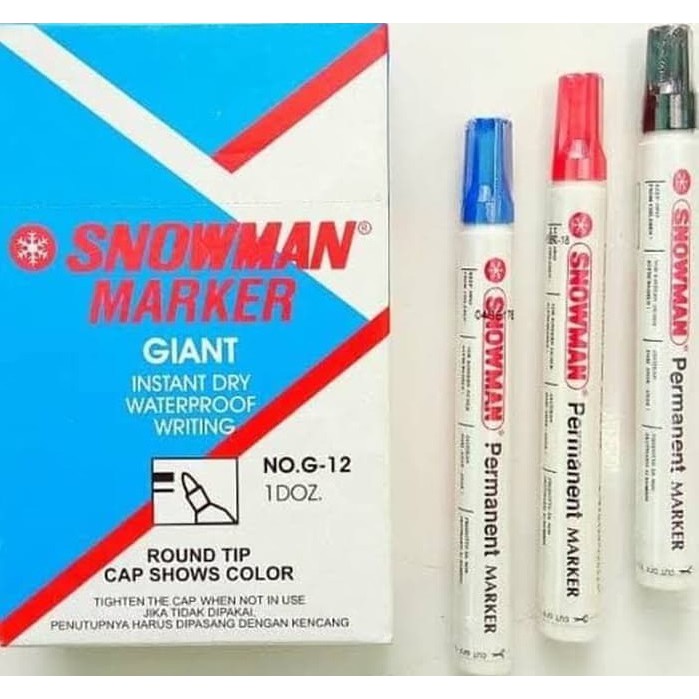 

Spidol BESAR permanen Snowman