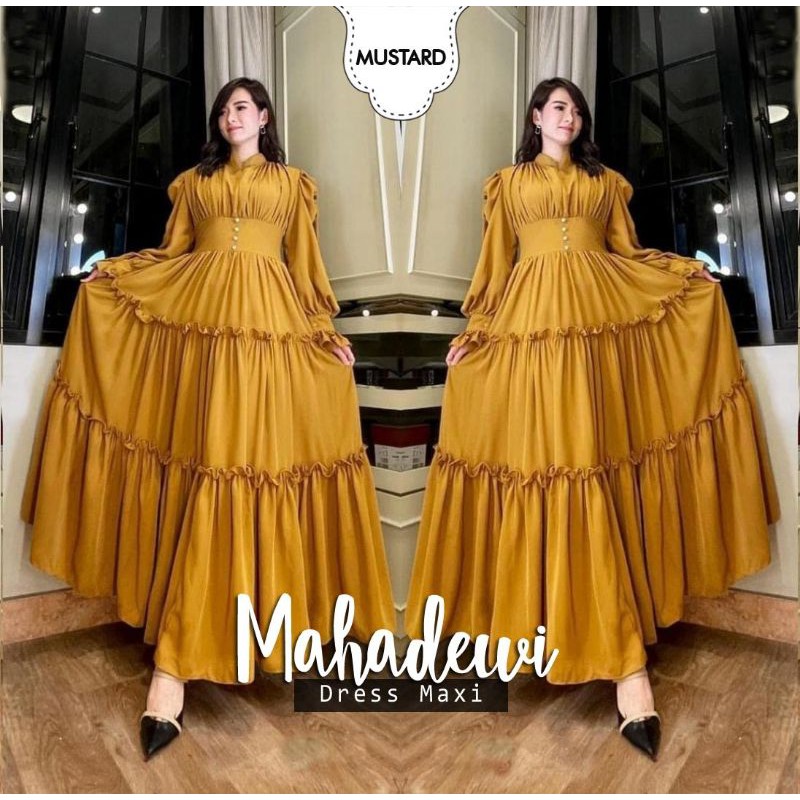 (Bisa COD)Baju Muslim Perempuan Dewasa/Baju Maxy Wanita Gaya India