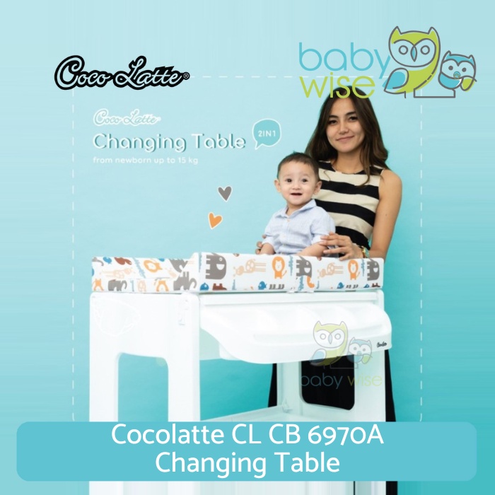 Cocolatte Changing Table - Tempat Ganti Popok Bayi terlaris