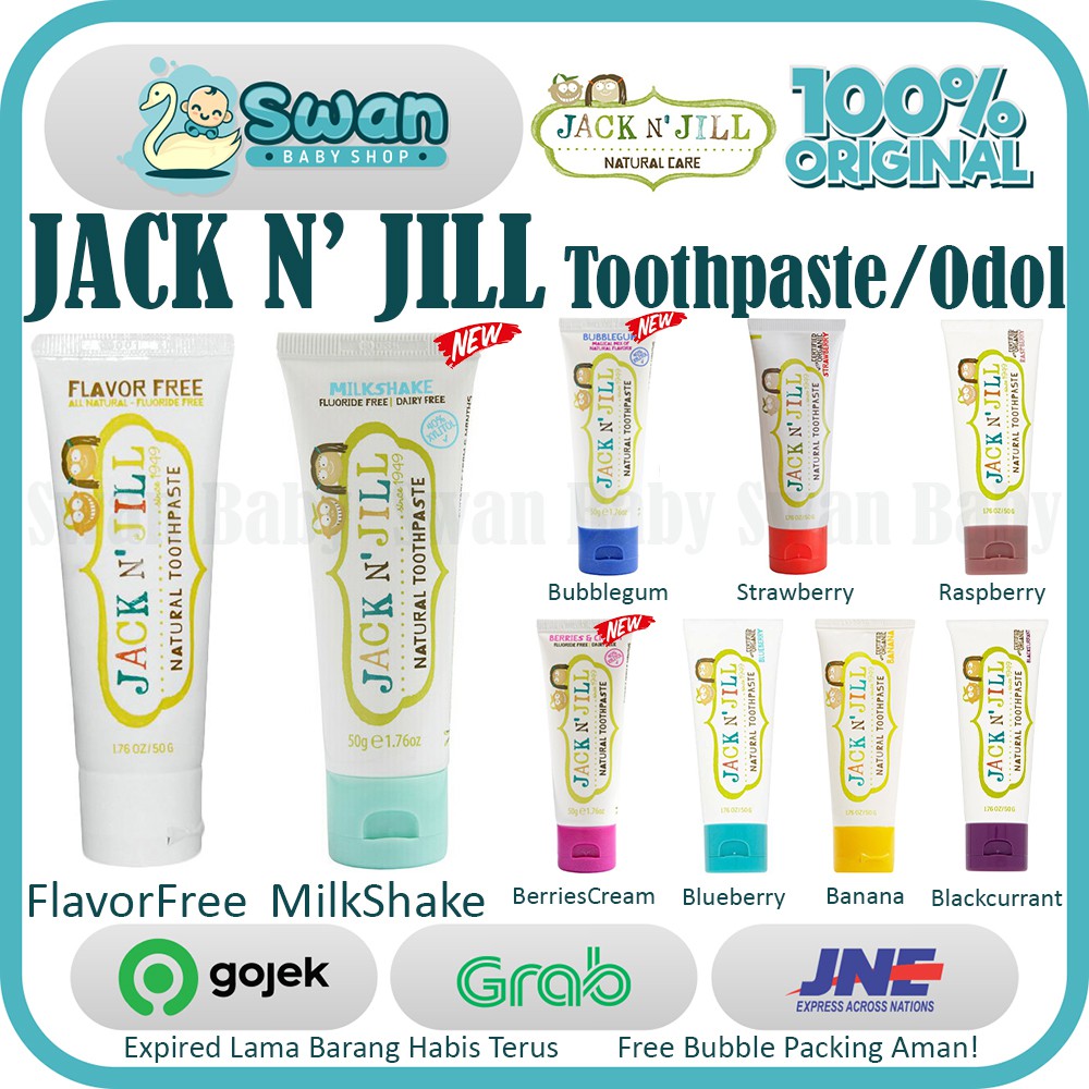 Jack n' Jill BPOM Toothpaste 50gr / Odol Jack n Jill / JNJ