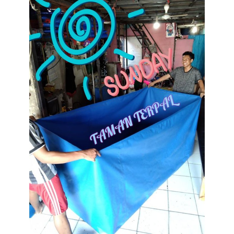 TERPAL KOLAM KOTAK ORCHID 210x330x80cm/KOLAM TERPAL/KOLAM IKAN/TERPAL ORCHID