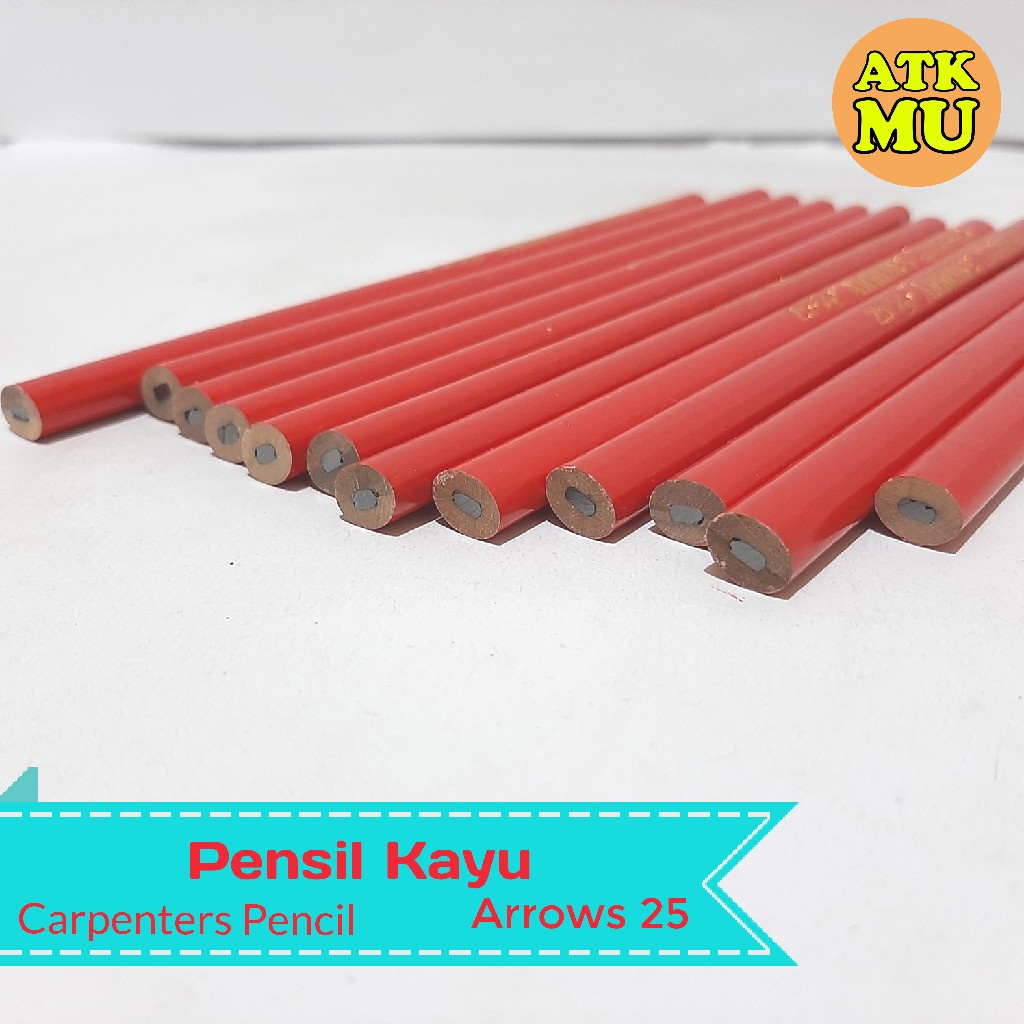 

Pensil Kayu Carpenters Pencils Arrows No.25