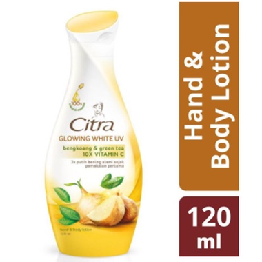 CITRA WHITE UV HAND BODY LOTION 120ML / LOTION PEMUTIH ALAMI CITRA