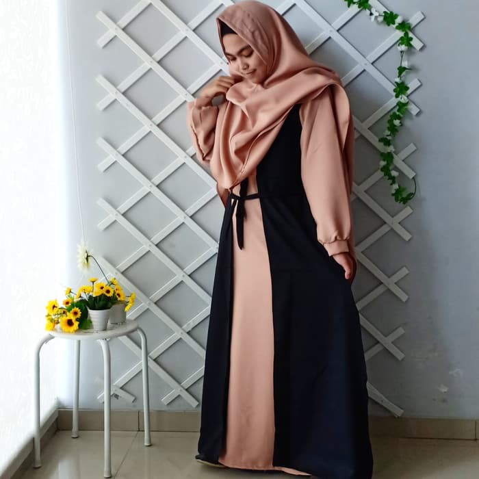 MY SETELAN GAMIS KHIMAR / DRESS BUSUI / PAKAIAN HIJAB MURAH : YUMNA SET